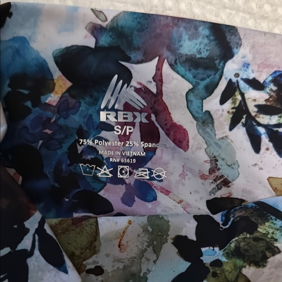 RBX Blue and Purple Bike Shorts high waist for extra support - Picture 3 of 4